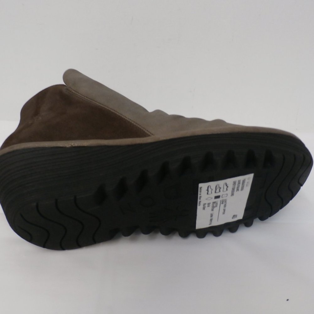 FLY London Leather Ankle Boots - Yip GREY/GROUND - Picture 3 of 8